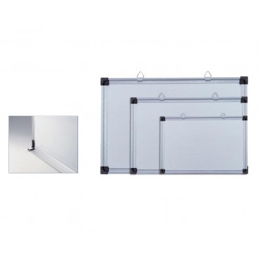 60x90cm Magnetic White Board w/Folding Tray